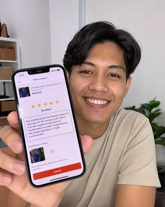 Tangkapan skrin pengguna yang berjaya login selepas mengikut panduan